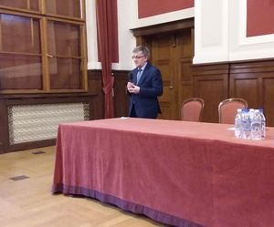 W imieniu JM Rektora UAM prof. dr. hab. Andrzeja Lesickiego konferencję otworzył prorektor prof. dr hab. Tadeusz Wallas