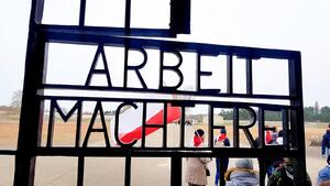 Brama prowadząca do obozu Sachsenhausen