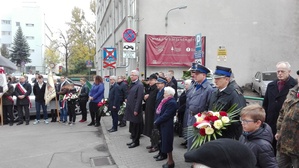 Uroczystości przy tablicy Petera Mansfelda, Poznań 23 października 2016