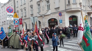 Uroczystości przy tablicy Romka Strzałkowskiego, Poznań 23 października 2016