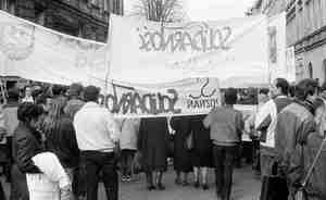 Demonstracje Solidarności Walczącej w Poznaniu