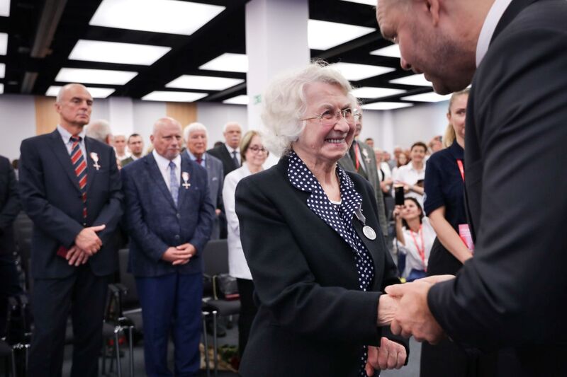 Uroczystość wręczenia Krzyży Wolności i Solidarności oraz medali Reipublicae Memoriae Meritum – 18 czerwca 2024. Fot. Mikołaj Bujak (IPN)