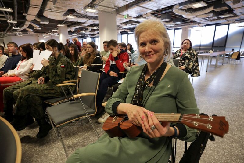 Finał pierwszej edycji ogólnopolskiej Olimpiady Gier Planszowych Instytutu Pamięci Narodowej – Warszawa, 15 kwietnia 2023. Fot. Mikołaj Bujak (IPN)