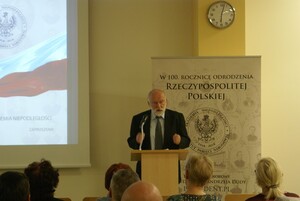 Wykład „Józef Piłsudski – twórca Niepodległej” przedstawił prof. dr hab. Przemysław Hauser