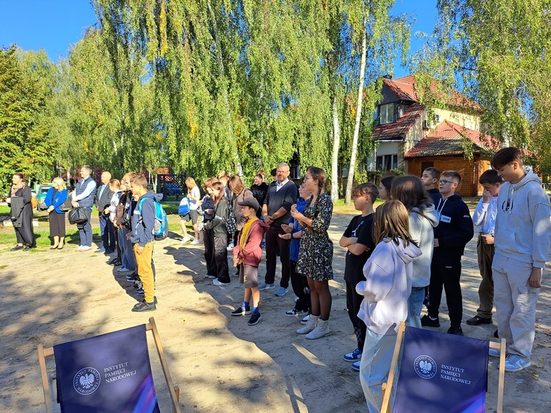 Mobilny Przystanek Historia Przyszłości w Sławie. Fot. Marta Sankiewicz (IPN)