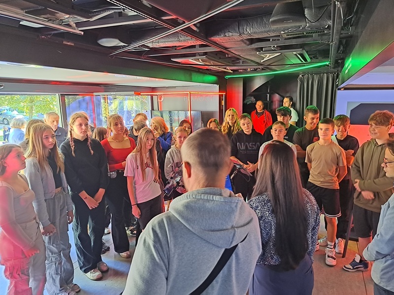 Mobilny Przystanek Historia Przyszłości w Sławie. Fot. Marta Sankiewicz (IPN)