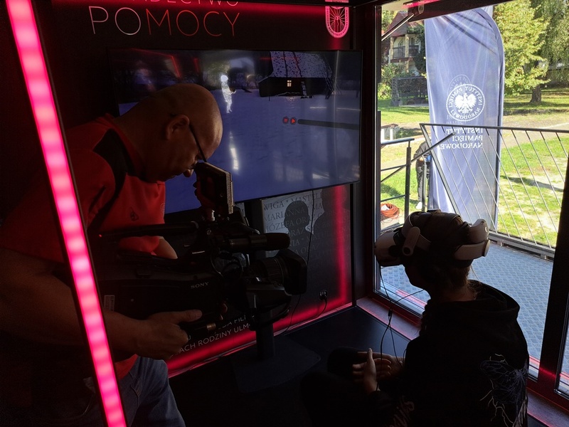 Mobilny Przystanek Historia Przyszłości w Sławie. Fot. Marta Sankiewicz (IPN)