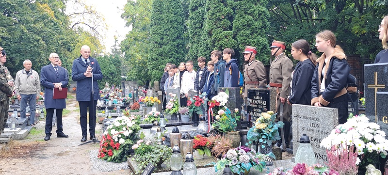 Upamiętnienie mjr. Witolda Boreyszy na Cmentarzu Parafialnym św. Jana Vianneya