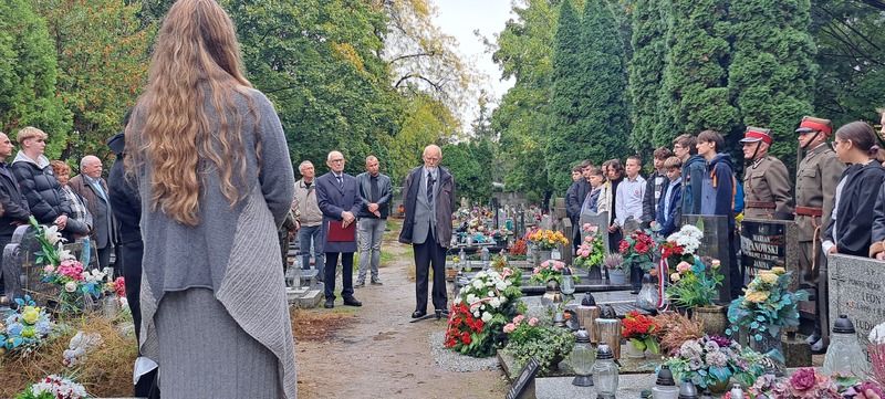 Upamiętnienie mjr. Witolda Boreyszy na Cmentarzu Parafialnym św. Jana Vianneya