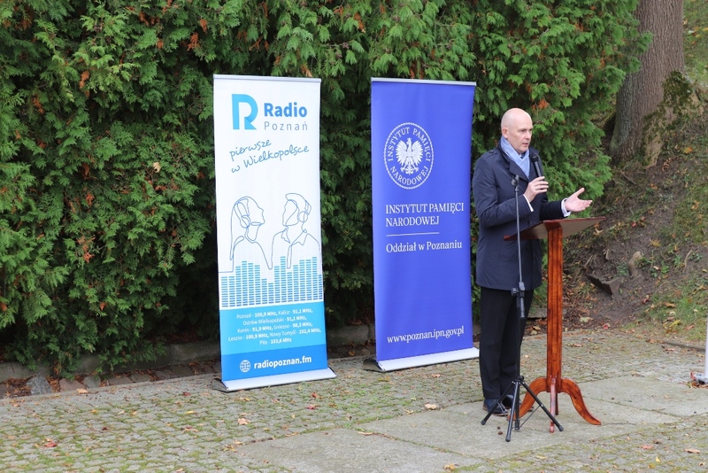 Dyrektor Oddziału IPN w Poznaniu podczas wystąpienia w Muzeum Martyrologii Wielkopolan – Fort VII w Poznaniu
