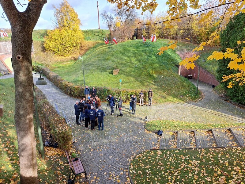 Konferencja prasowa na temat projektu IPN „Straty osobowe i ofiary represji pod okupacją niemiecką w latach 1939–1945” – Poznań, 31 października 2024. Fot. Marta Sankiewicz (IPN)