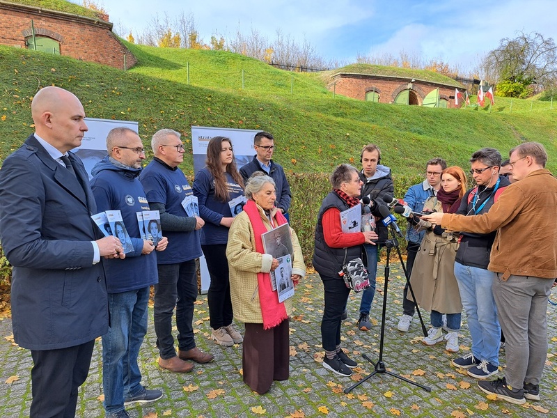 Konferencja prasowa na temat projektu IPN „Straty osobowe i ofiary represji pod okupacją niemiecką w latach 1939–1945” – Poznań, 31 października 2024. Fot. Marta Sankiewicz (IPN)