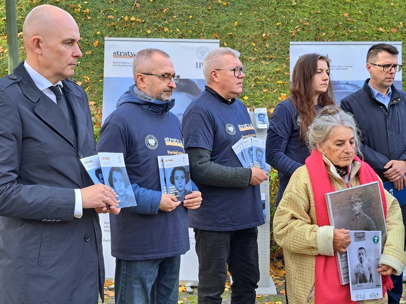 Konferencja prasowa na temat projektu IPN „Straty osobowe i ofiary represji pod okupacją niemiecką w latach 1939–1945” – Poznań, 31 października 2024. Fot. Marta Sankiewicz (IPN)