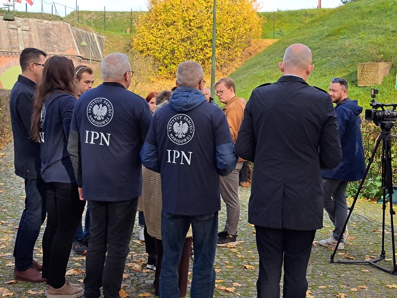 Konferencja prasowa na temat projektu IPN „Straty osobowe i ofiary represji pod okupacją niemiecką w latach 1939–1945” – Poznań, 31 października 2024. Fot. Marta Sankiewicz (IPN)