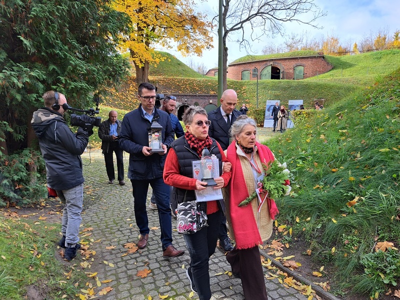 Konferencja prasowa na temat projektu IPN „Straty osobowe i ofiary represji pod okupacją niemiecką w latach 1939–1945” – Poznań, 31 października 2024. Fot. Marta Sankiewicz (IPN)