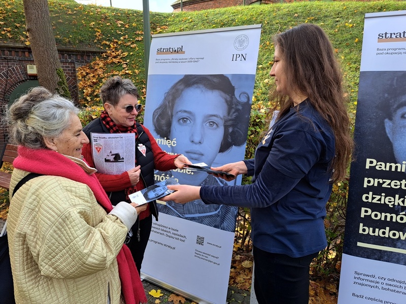 Konferencja prasowa na temat projektu IPN „Straty osobowe i ofiary represji pod okupacją niemiecką w latach 1939–1945” – Poznań, 31 października 2024. Fot. Marta Sankiewicz (IPN)