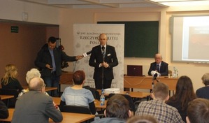 Dyrektor IPN w Poznaniu dr hab. Rafał Reczek przedstawia ideę projektu