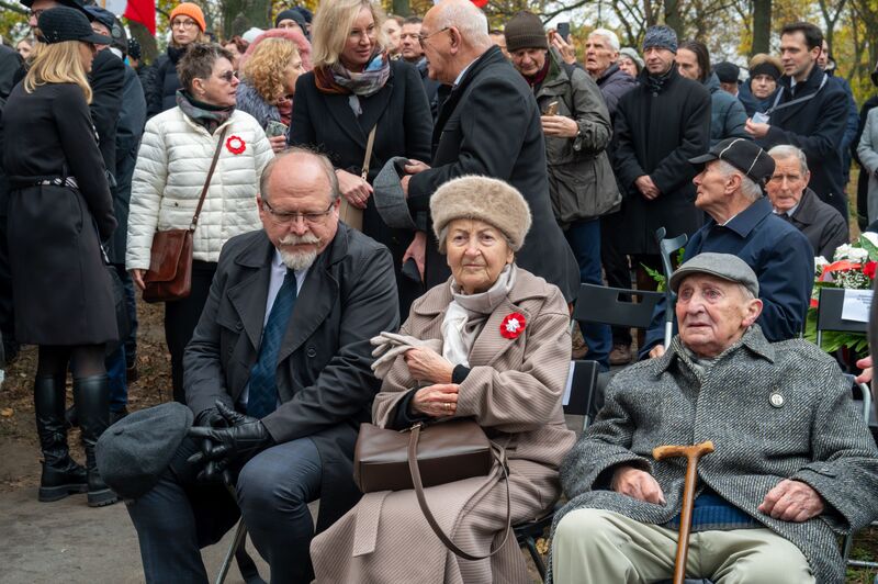 Odsłonięcie Pomnika Wypędzonych Wielkopolan. Fot. Urząd Miasta Poznania