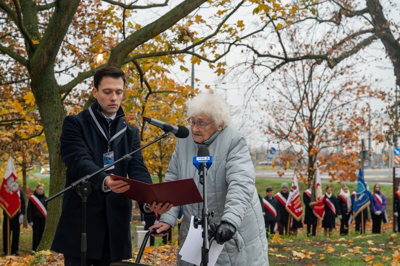 Odsłonięcie Pomnika Wypędzonych Wielkopolan. Fot. Urząd Miasta Poznania