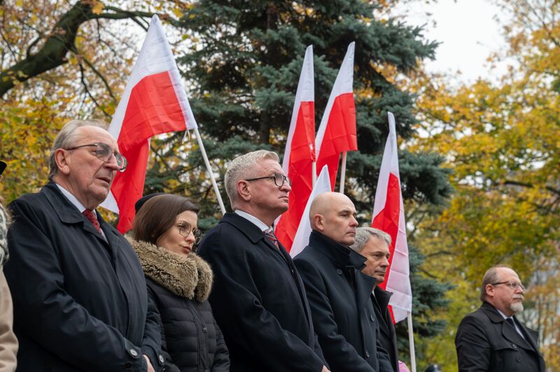 Odsłonięcie Pomnika Wypędzonych Wielkopolan. Fot. Urząd Miasta Poznania