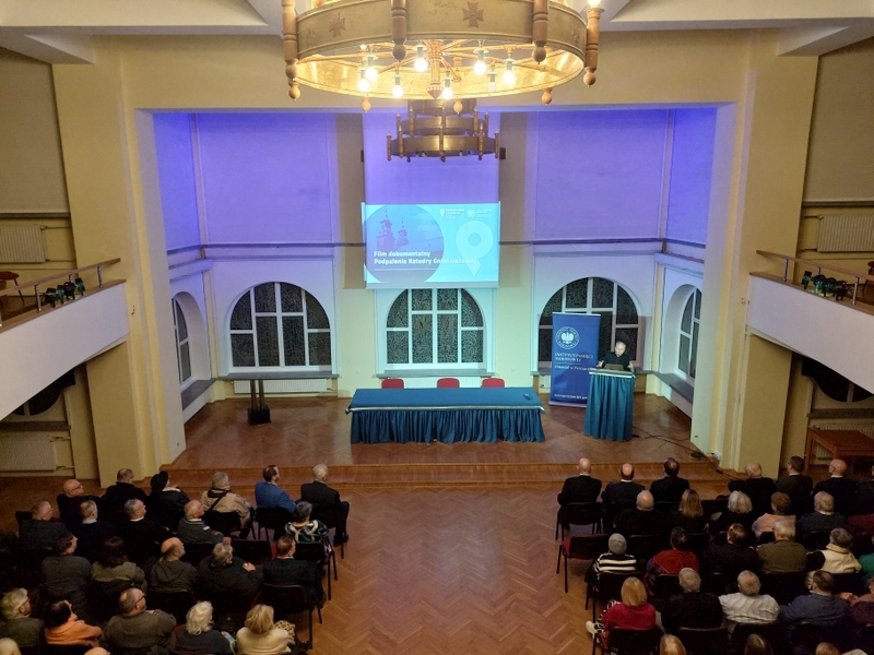 80. rocznica podpalenia archikatedry gnieźnieńskiej przez Armię Czerwoną – Gniezno, 23 stycznia 2025. Fot. Piotr Ryba-Filipowski (IPN)