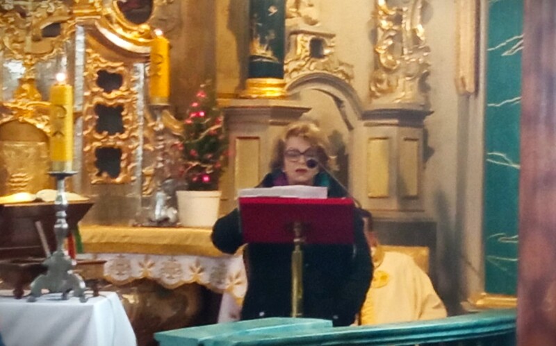 Odczyt wspomnień babci przez Elżbietę Shooper. Fot. Damian Gaweł