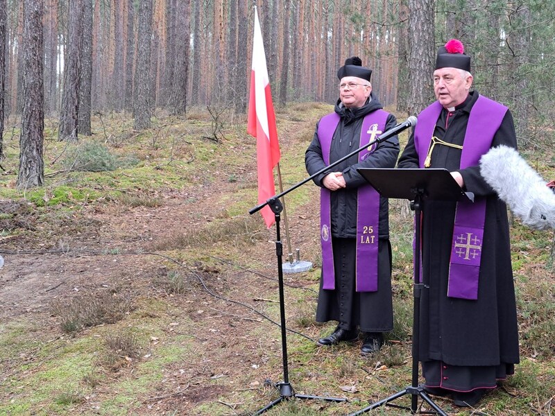 Dziekan wolsztyński ks. kanonik Sławomir Majchrzak. Fot. Marta Sankiewicz (IPN)