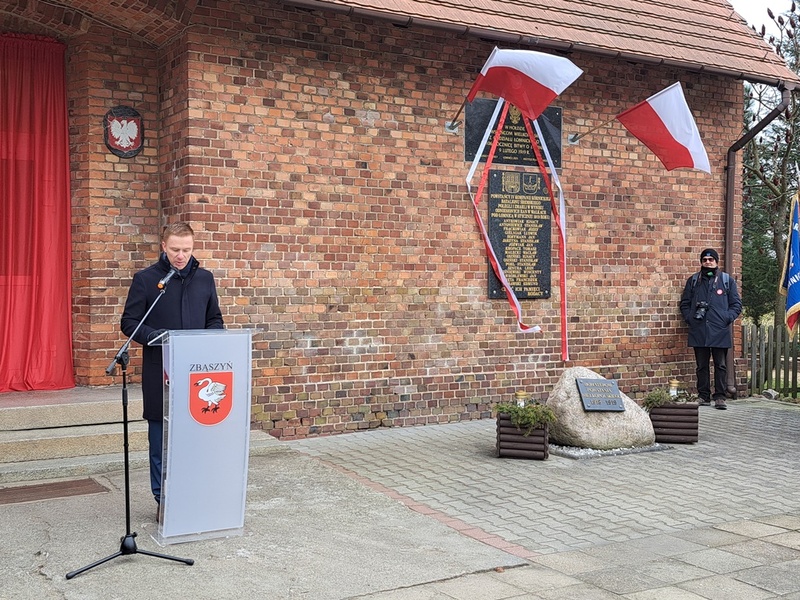 Uroczystość odsłonięcia tablicy poświęconej Powstańcom Wielkopolskim – Łomnica, 10 lutego 2025