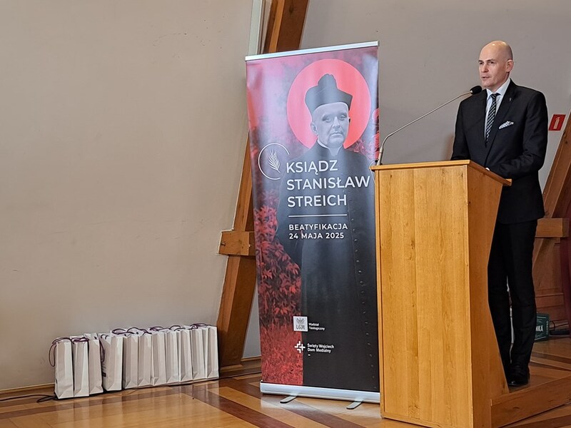 Sympozjum „Ks. Stanisław Streich – duszpasterz i męczennik”. Fot. Marta Sankiewicz (IPN)