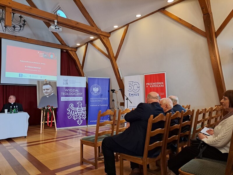 Sympozjum „Ks. Stanisław Streich – duszpasterz i męczennik”. Fot. Marta Sankiewicz (IPN)