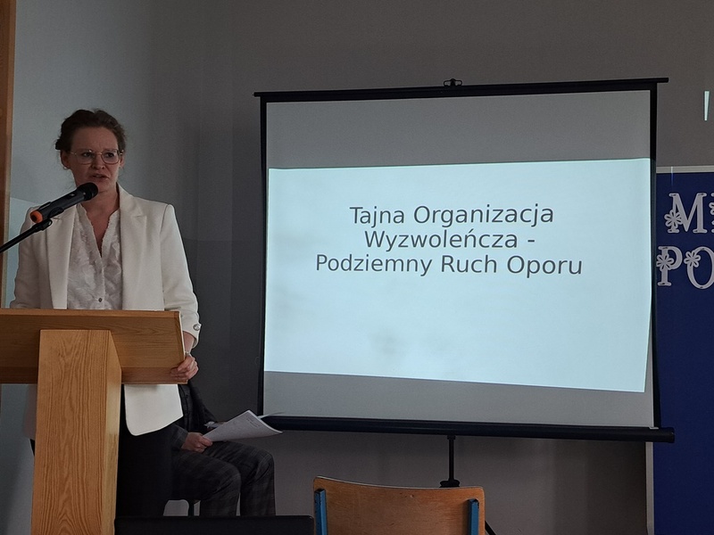 Uroczystość odsłonięcia tablicy upamiętniającej członków Tajnej Organizacji Wyzwoleńczej – Wytomyśl, 28 lutego 2025