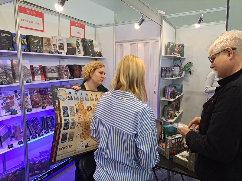 Wydawnictwo IPN na Poznańskich Targach Książki. Fot. Marta Sankiewicz (IPN)