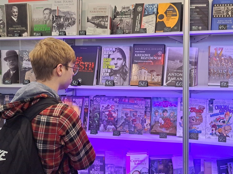 Wydawnictwo IPN na Poznańskich Targach Książki. Fot. Marta Sankiewicz (IPN)