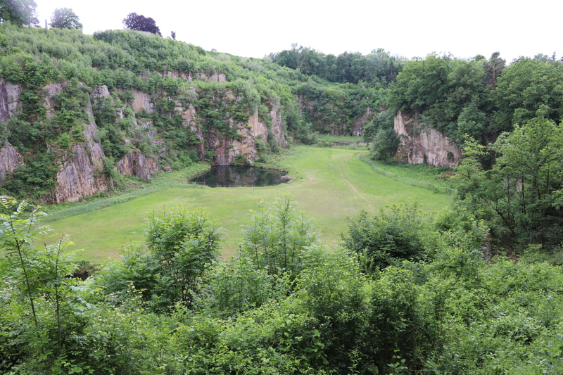 Widok na były kamieniołom Wiener Graben w KL Mauthausen. Fot. Tomasz Cieślak (IPN)
