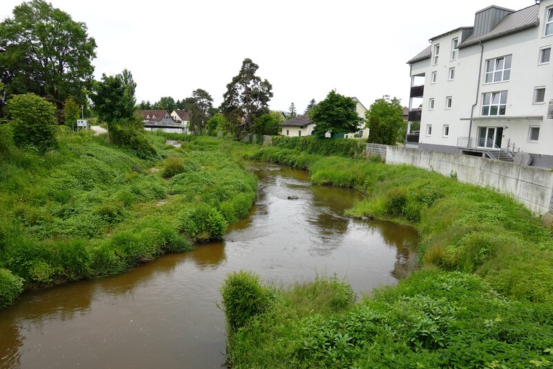 Rzeka Gusen w St. Georgen, wokół której więźniowie KL Gusen prowadzili prace melioracyjne. Fot. Tomasz Cieślak (IPN)