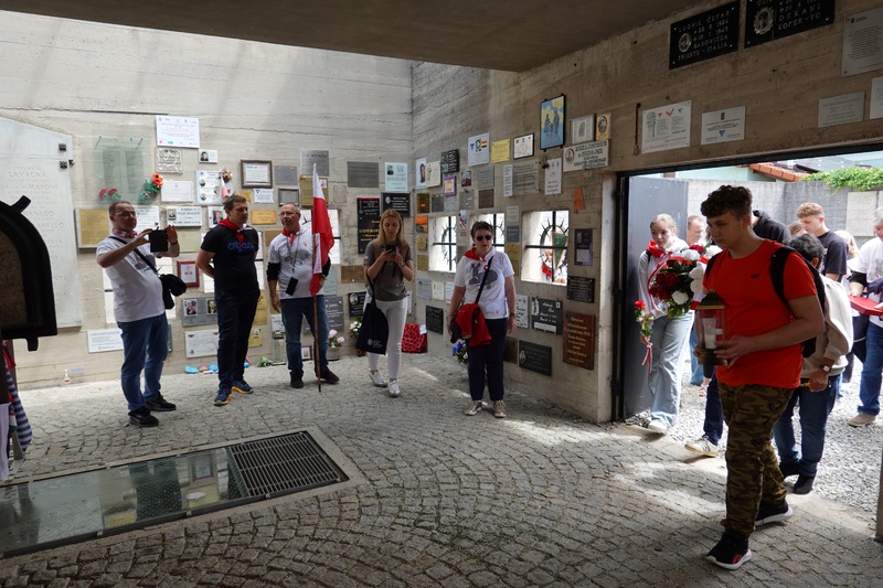 Wizyta w Mamoriale Gusen. Fot. Tomasz Cieślak (IPN)