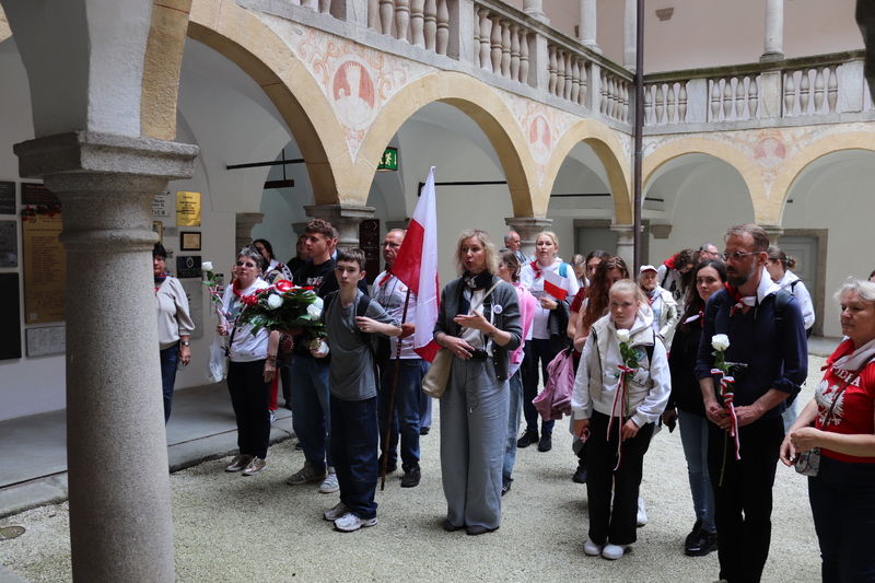 Wizyta w Miejscu Pamięci i Edukacji Zamku Hartheim. Fot. Tomasz Cieślak (IPN)