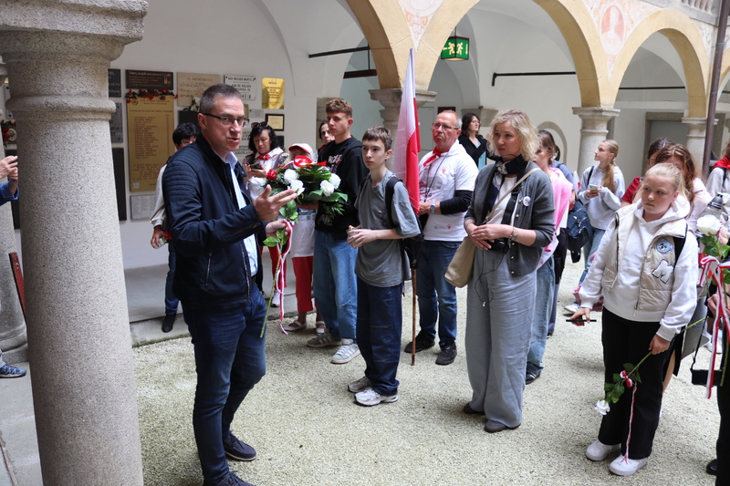 Wizyta w Miejscu Pamięci i Edukacji Zamku Hartheim. Fot. Tomasz Cieślak (IPN)
