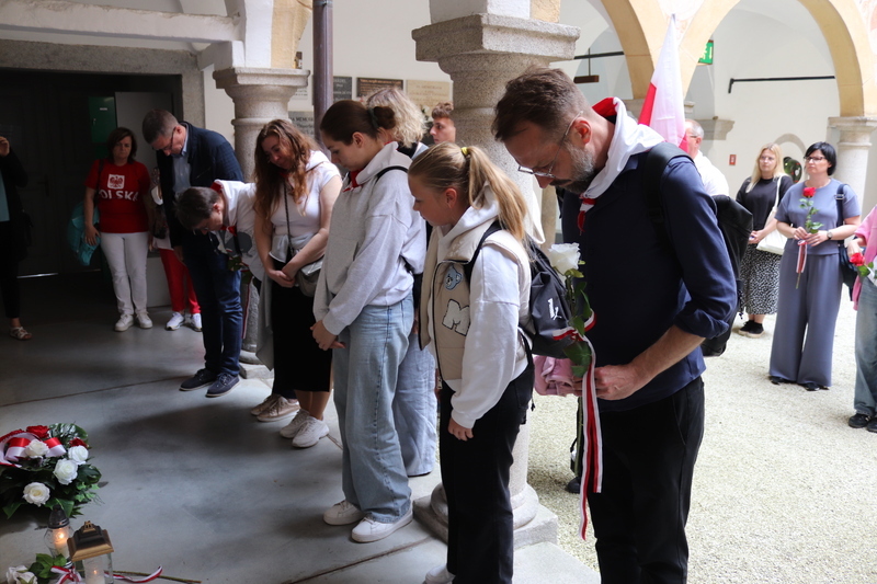 Wizyta w Miejscu Pamięci i Edukacji Zamku Hartheim. Fot. Tomasz Cieślak (IPN)