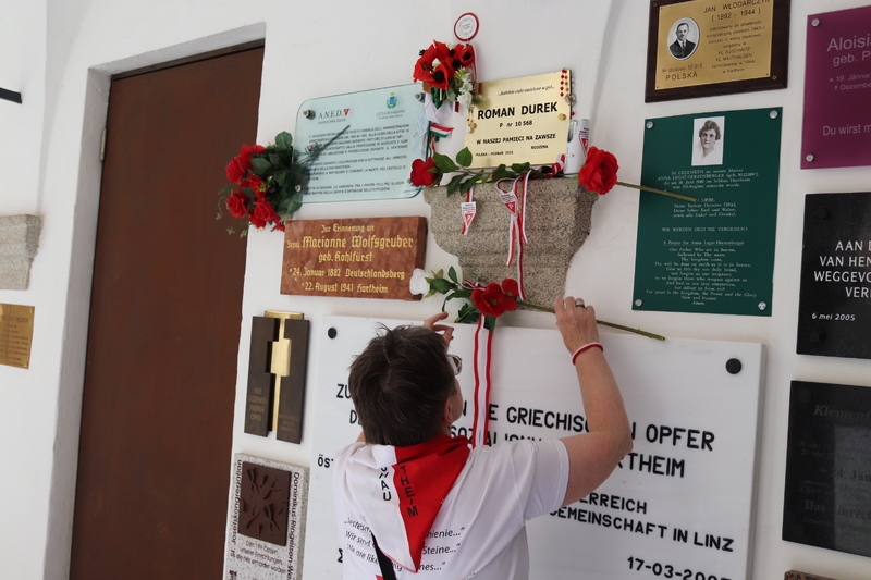 Wizyta w Miejscu Pamięci i Edukacji Zamku Hartheim. Fot. Tomasz Cieślak (IPN)