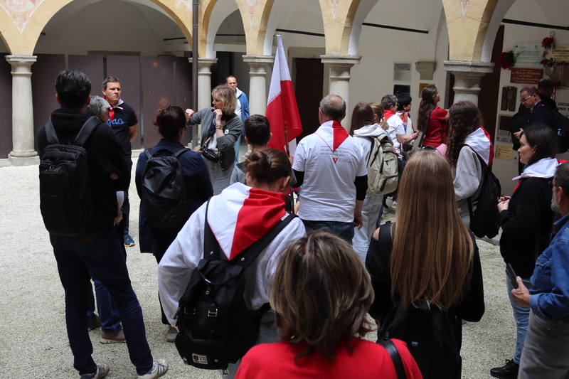 Wizyta w Miejscu Pamięci i Edukacji Zamku Hartheim. Fot. Tomasz Cieślak (IPN)