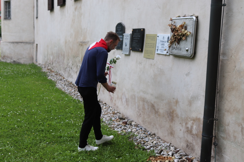 Upamiętnienie ofiar Zamku Hartheim. Fot. Tomasz Cieślak (IPN)