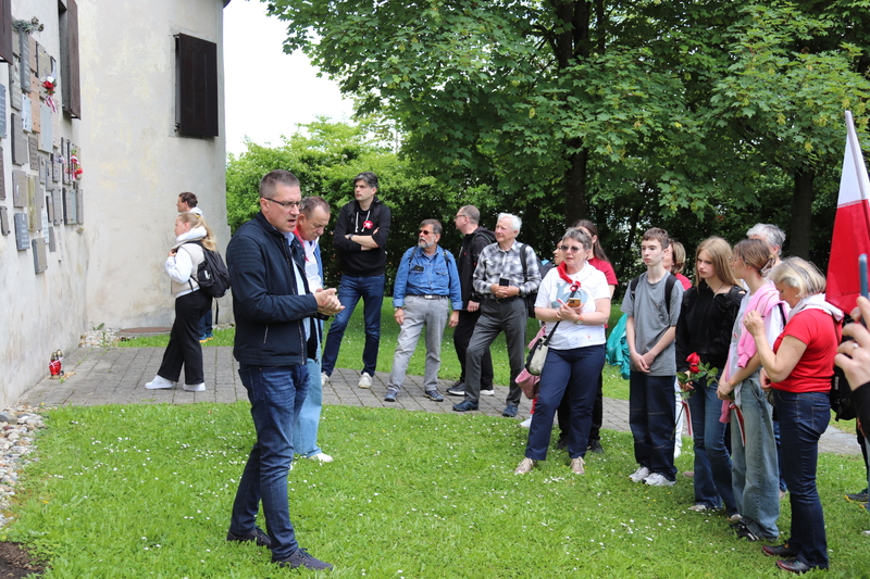 Wykład prok. Marka Rabiegi dotyczący zbrodni dokonanych przez narodowych socjalistów w Zamku Hartheim w latach 1940-1944. Fot. Tomasz Cieślak (IPN)