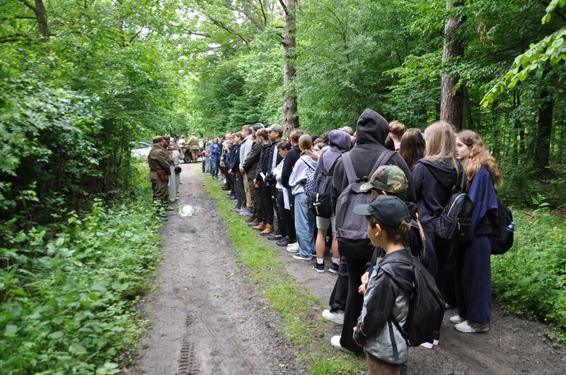 IX Rajd Szlakiem Żołnierzy Wyklętych w Lasach Taczanowskich 2025. Fot. Tomasz Cieślak IPN