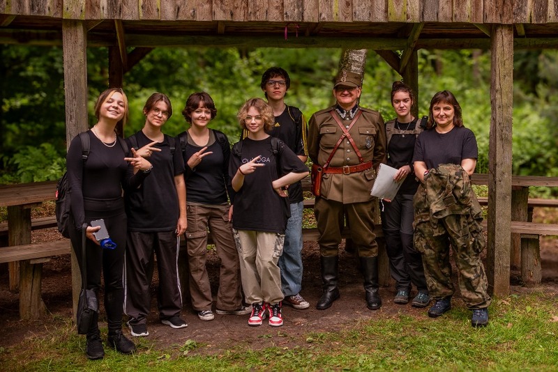 IX Rajd Szlakiem Żołnierzy Wyklętych w Lasach Taczanowskich 2025. Fot. Beata Łukowska-Bartoszek