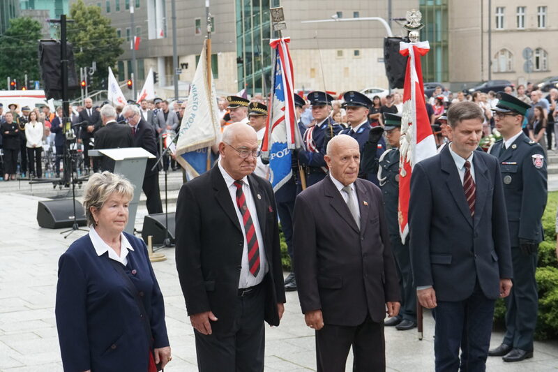 Uroczystość główna przy pomniku Poznańskiego Czerwca 1956. Fot. Wielkopolskie Muzeum Niepodległości