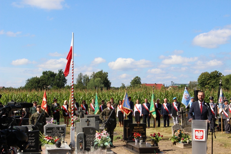 Upamiętnienie ppor. Piotra Konieczki. Fot. Marta Sankiewicz IPN