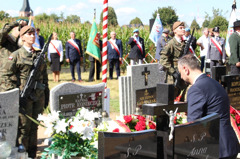 Upamiętnienie ppor. Piotra Konieczki. Fot. Marta Sankiewicz IPN