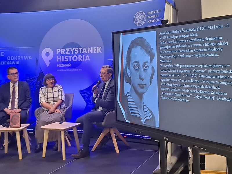 Panel popularnonaukowy „Hanna Świeżawska pierwsza kurierka Polskiego Państwa Podziemnego”