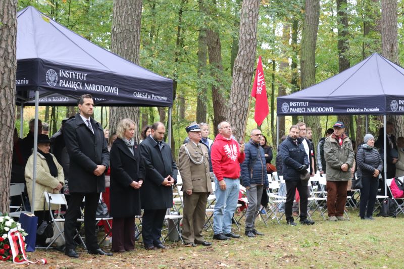 VII Marsz Pamięci w Lasach Palędzko-Zakrzewskich. Fot. Dawid Buczkowski (IPN)